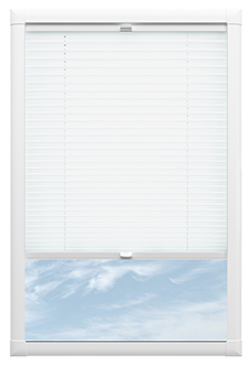 Pleated, Bright White - Perfect Fit Blind